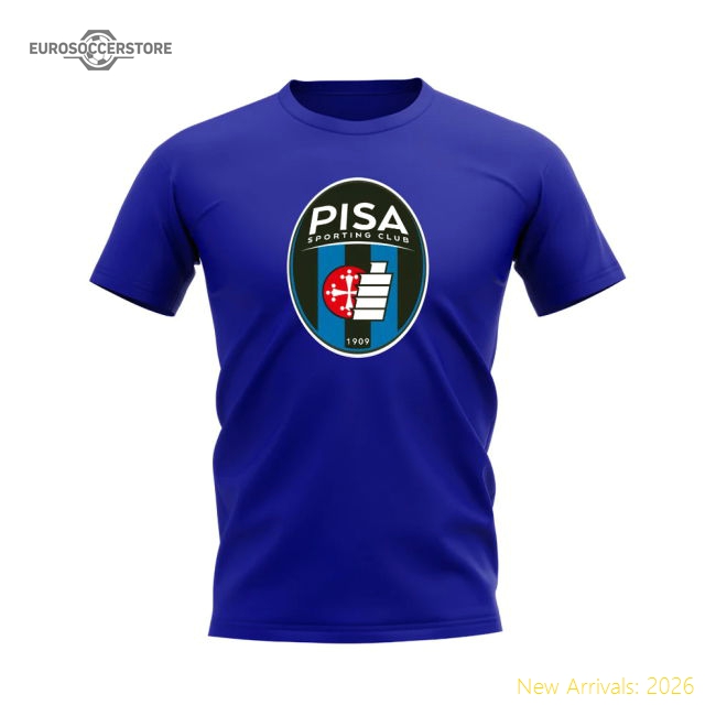 Pisa Badge T-shirt (Royal Blue)-Vantage Point Soccer