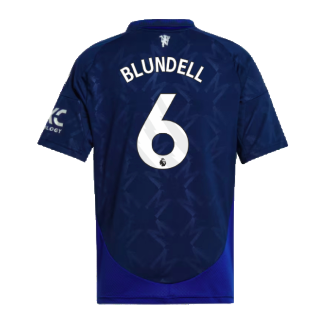 2024-2025 Man Utd Away Shirt (Kids) (Blundell 6)-Football Jersey Hub