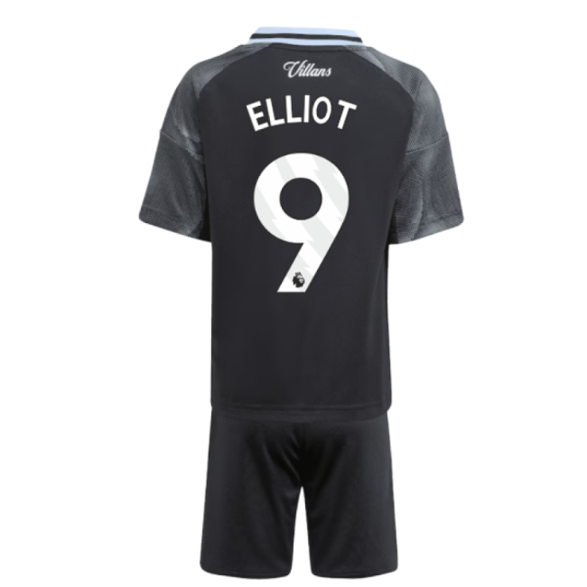 2025-2026 Aston Villa Away Mini Kit (Elliot 9)-PitchVibe Kits