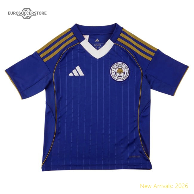 2025-2026 Leicester City Home Shirt - Kids-Vantage Point Soccer
