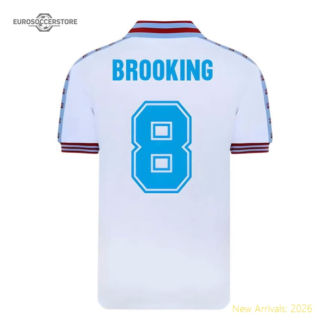 West Ham United 1980 FA Cup Final Admiral Shirt (BROOKING 8)-Vantage Point Soccer