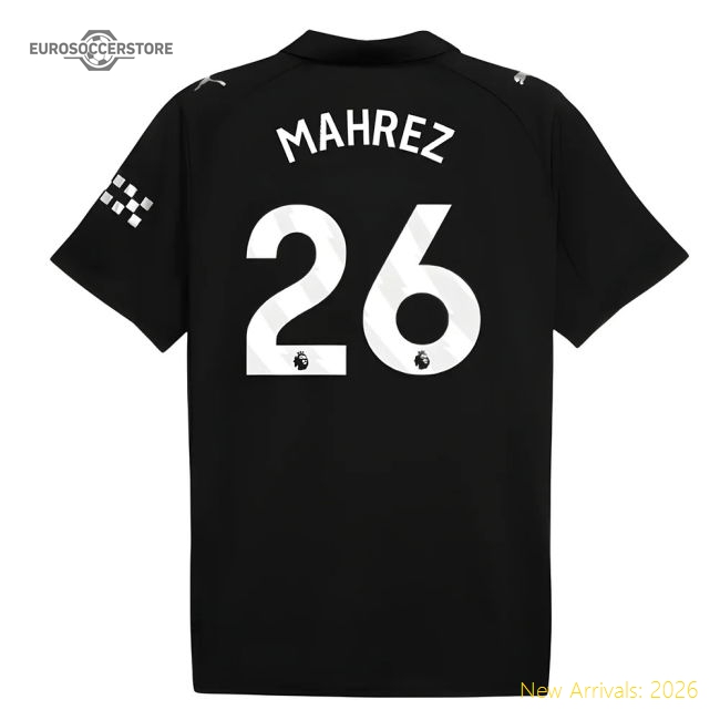 2025-2026 Man City Away Shirt (Mahrez 26)-Football Jersey Hub