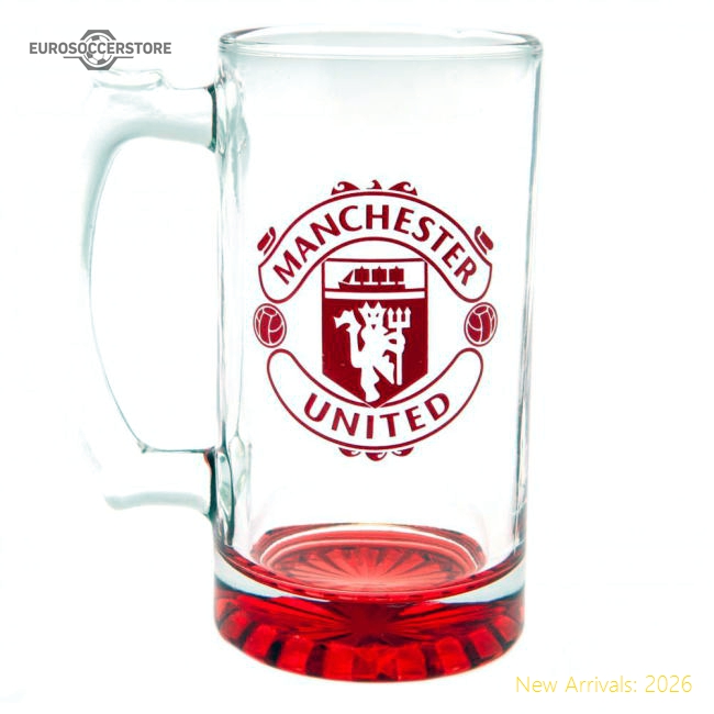 Manchester United FC Stein Glass Tankard-Football Jersey Hub