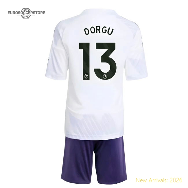 2025-2026 Man Utd Away Mini Kit (Dorgu 13)-Football Jersey Hub