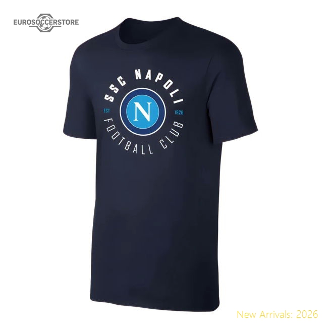 Napoli \'Circle\' t-shirt - Dark Blue-Vantage Point Soccer