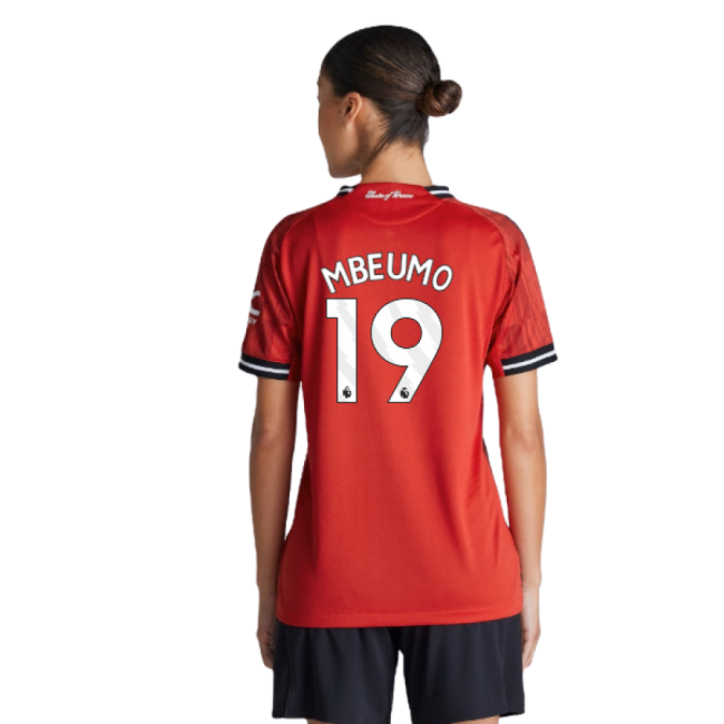 2025-2026 Man Utd Authentic Home Shirt (Womens) (Mbeumo 19)-Football Jersey Hub