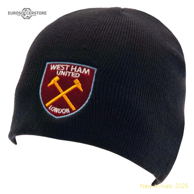 West Ham United FC Navy Beanie-Vantage Point Soccer