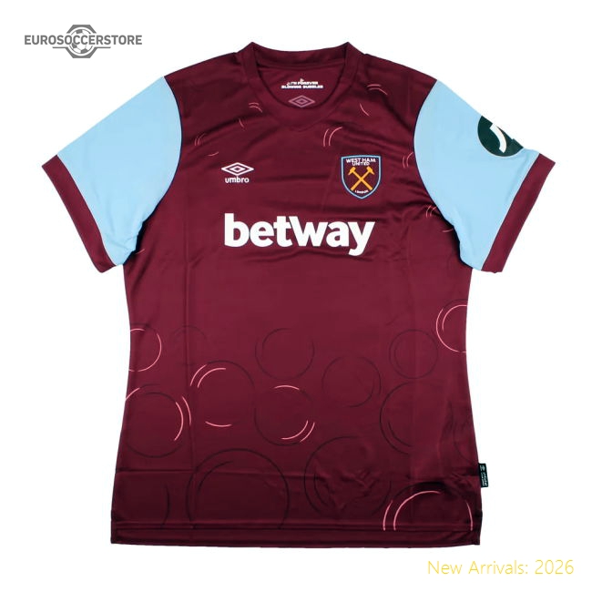 2023-2024 West Ham United Home Shirt (Womens) (EMERSON 33)-Vantage Point Soccer