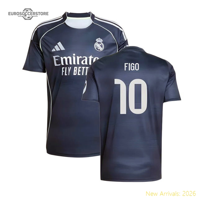 2025-2026 Real Madrid Away Shirt (Figo 10)-Football Shirts Shop