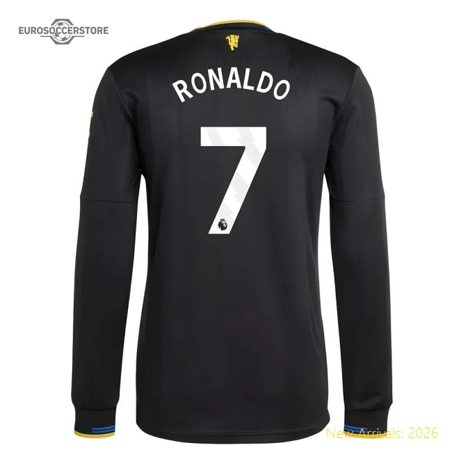 2025-2026 Man Utd Authentic Long Sleeve Third Shirt (Ronaldo 7)-Football Jersey Hub