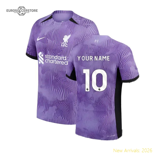 Club Teams,Liverpool 2023-2024 Liverpool Third Kit Match Shirt (Your...-Jersey Chest: 2026 World Cup Soccer Kits