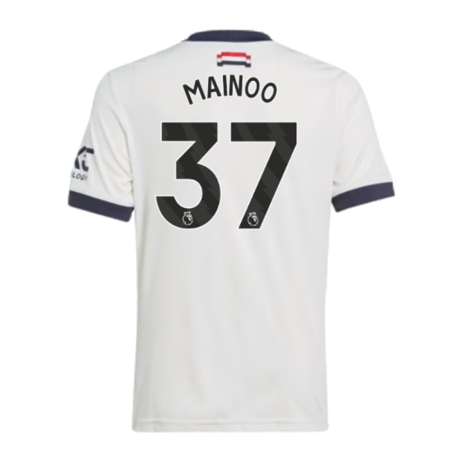 2024-2025 Man Utd Third Shirt (Kids) (Mainoo 37)-Football Jersey Hub