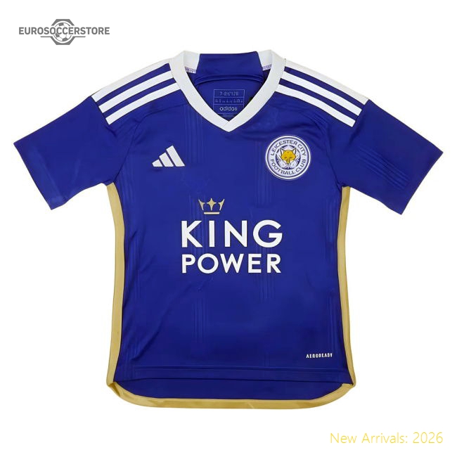 2023-2024 Leicester City Home Shirt (Kids)-Vantage Point Soccer
