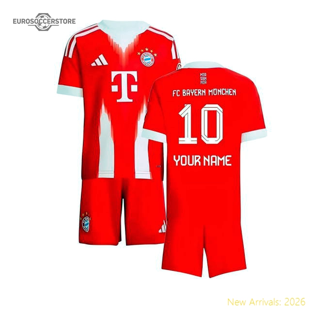 2025-2026 Bayern Munich Home Mini Kit (Your Name)-PitchVibe Kits