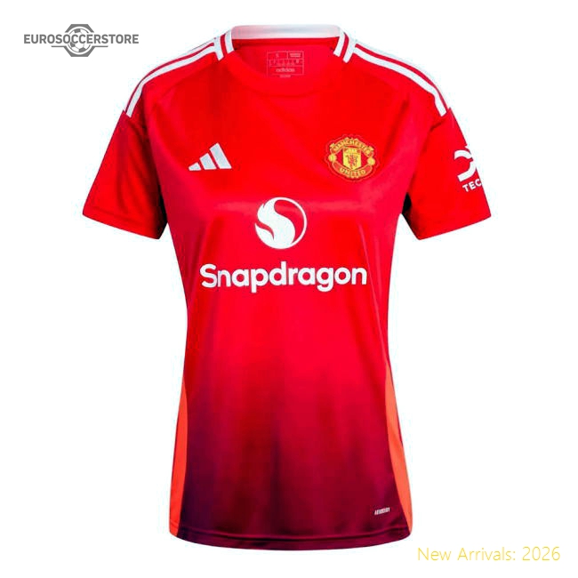 2024-2025 Man Utd Home Shirt (Womens) (Beckham 7)-Football Jersey Hub