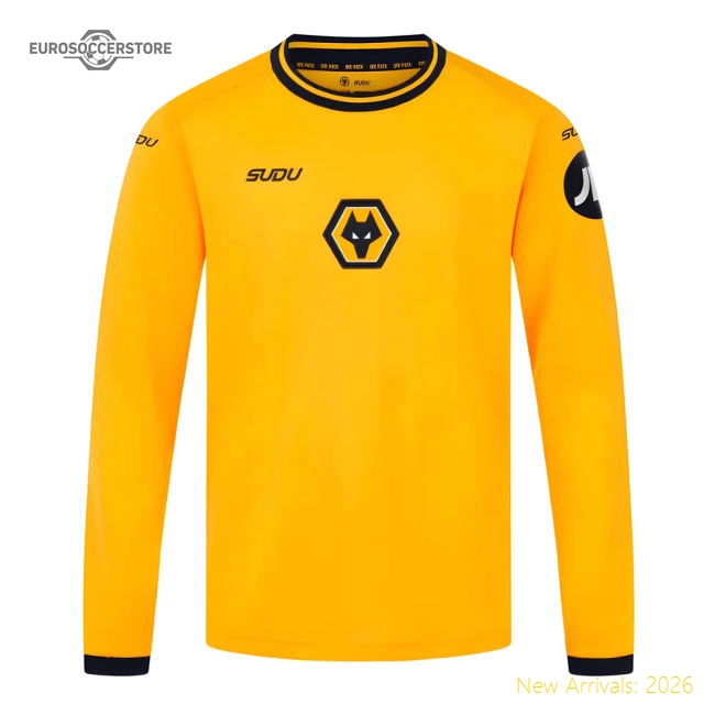 2024-2025 Wolves Long Sleeve Home Shirt (Kids)-Vantage Point Soccer