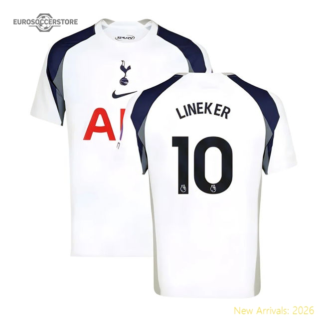 Tottenham Hotspur (Lineker 10) 2025-2026 Home Shirt Premium Team-PitchVibe Kits