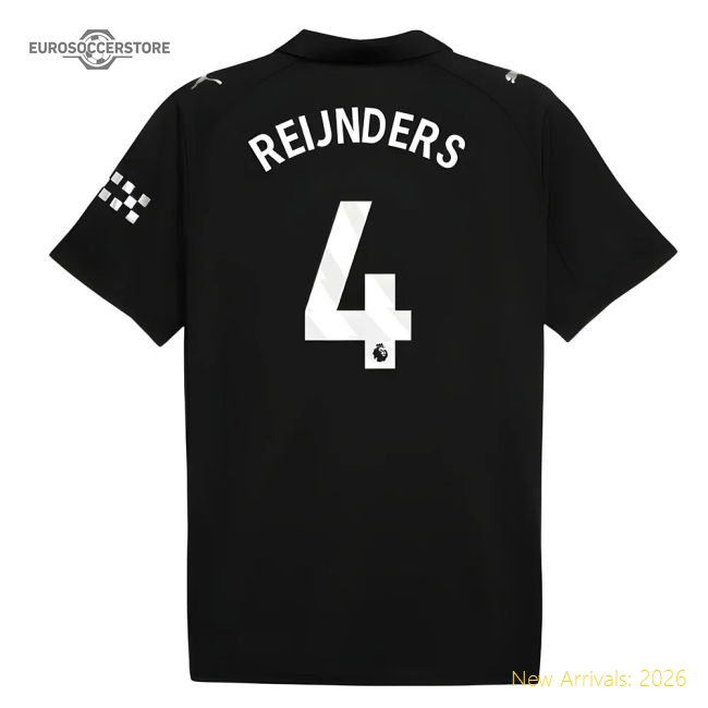2025-2026 Man City Away Shirt (Reijnders 4)-Football Jersey Hub
