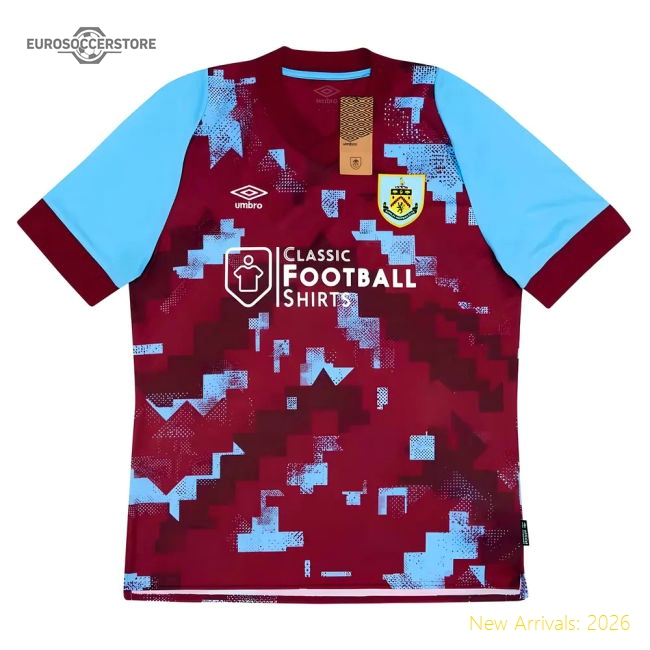 2022-2023 Burnley Home Shirt (Kids)-Vantage Point Soccer