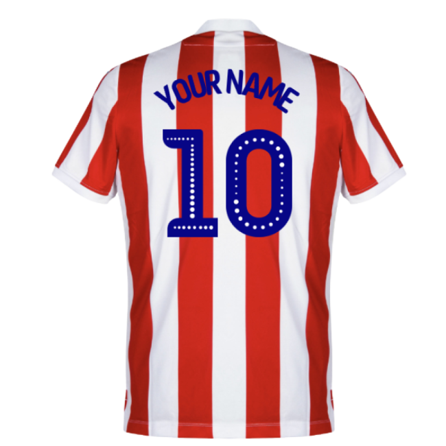 Stoke City 2018-2019 Home Uniform Stoke City (Your Name) Match Kit-Jersey Chest: 2026 World Cup Soccer Kits