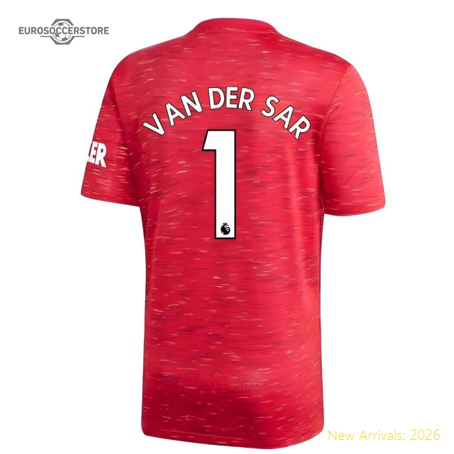 2020-2021 Man Utd Adidas Home Football Shirt (VAN DER SAR 1)-Football Jersey Hub