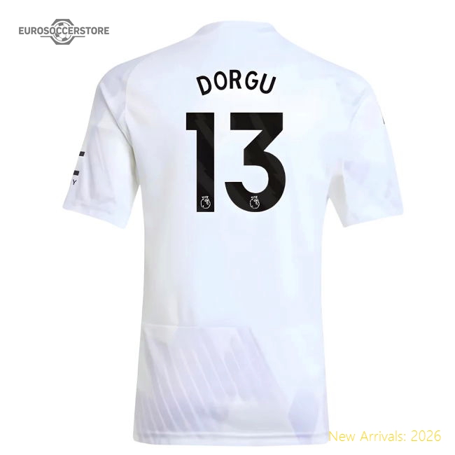 2025-2026 Man Utd Away Shirt (Kids) (Dorgu 13)-Football Jersey Hub