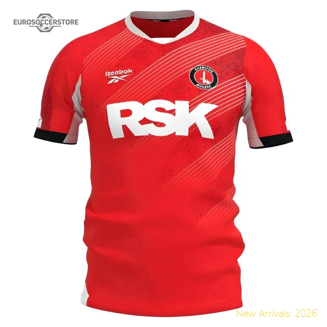 2025-2026 Charlton Athletic Home Shirt - Kids-Vantage Point Soccer
