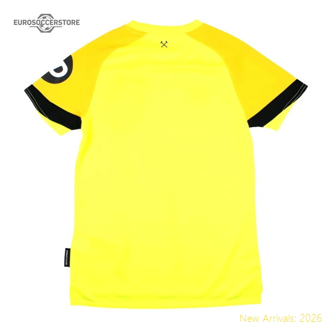 2023-2024 West Ham Change Goalkeeper Shirt (Yellow) - Kids-Vantage Point Soccer