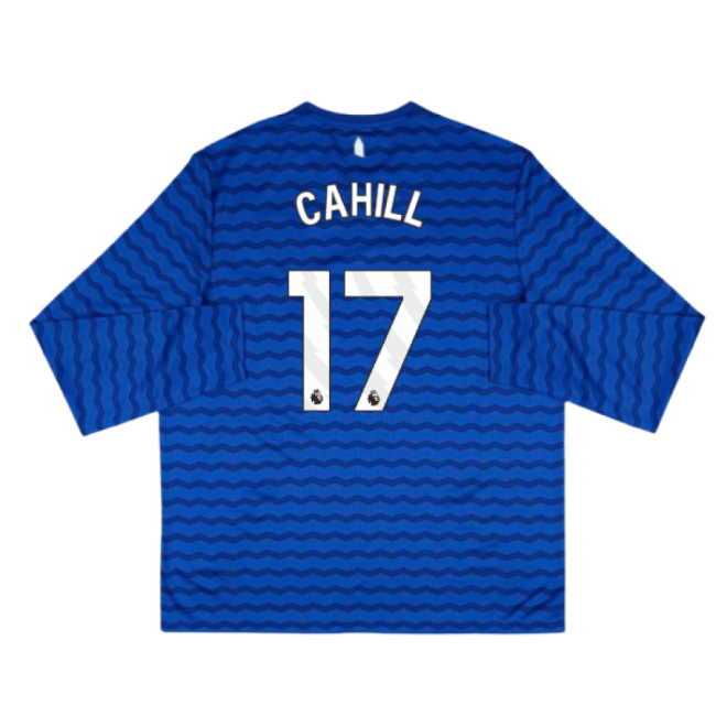 2025-2026 Everton Home Long Sleeve Shirt (Cahill 17)-Football Jersey Hub