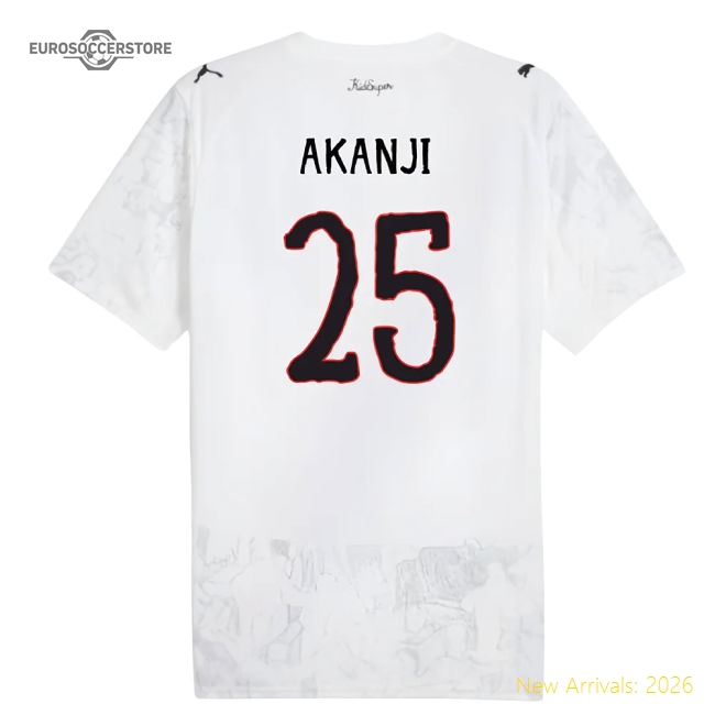 2025-2026 KIDSUPER x Manchester City CWC Shirt (White) (Akanji 25)-Football Shirts Shop
