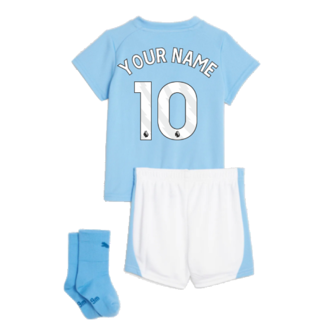 2023-2024 Man City Home Baby Kit (Your Name)-Football Jersey Hub