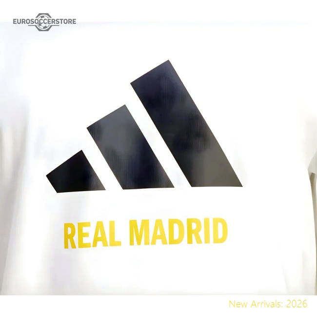 2025-2026 Real Madrid Seasonal Graphic Tee (White)-BuySoccerJersey Hub
