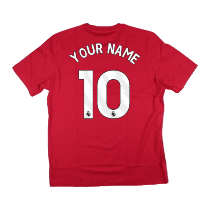 2024-2025 Man Utd DNA Graphic Tee (Red) (Your Name)-Football Jersey Hub