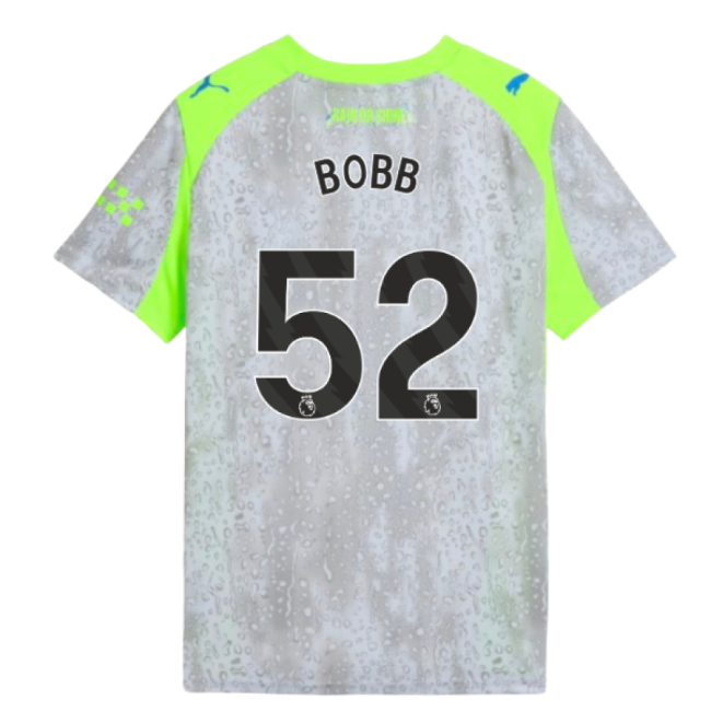 2025-2026 Man City Third Shirt (Kids) (Bobb 52)-Football Jersey Hub