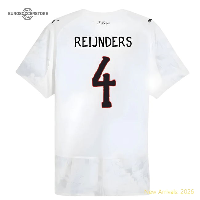 2025-2026 KIDSUPER x Manchester City CWC Authentic Shirt (White) (Reijnders 4)-Football Jersey Hub