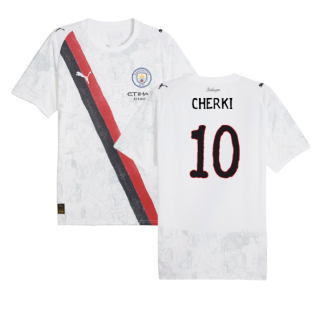 2025-2026 KIDSUPER x Manchester City CWC Shirt (White) (Cherki 10)-Football Shirts Shop