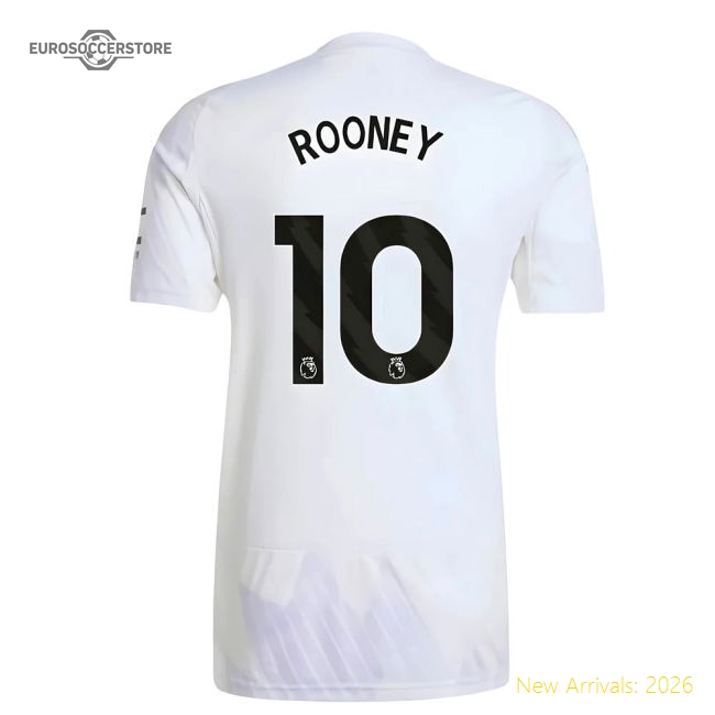 2025-2026 Man Utd Away Shirt (Rooney 10)-Football Jersey Hub