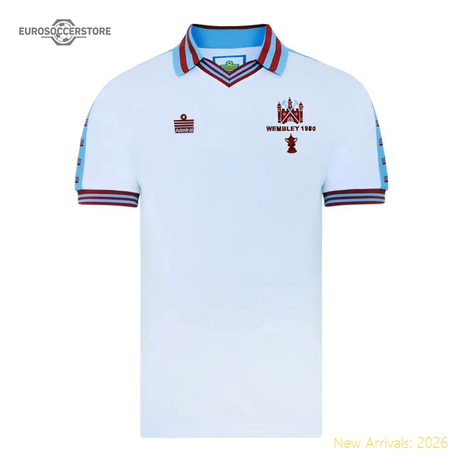 West Ham United 1980 FA Cup Final Admiral Shirt (BROOKING 8)-Vantage Point Soccer