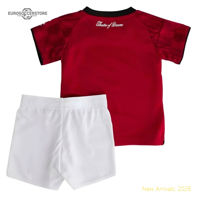2025-2026 Man Utd Home Baby Kit (Dalot 2)-Football Jersey Hub
