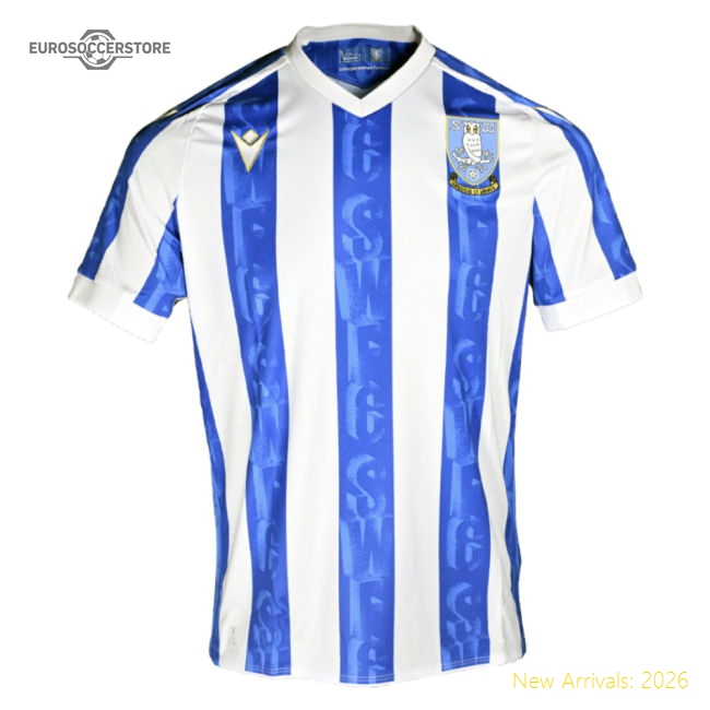 2025-2026 Sheffield Wednesday Home Shirt - Kids-Vantage Point Soccer