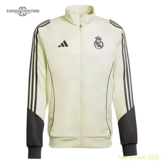 2025-2026 Real Madrid Tracksuit (Almost Lime)-BuySoccerJersey Hub