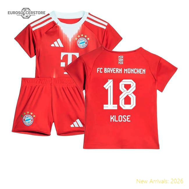2025-2026 Bayern Munich Home Baby Kit (Klose 18)-PitchVibe Kits