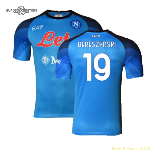 Napoli 2022-23 Player Issue Home Shirt (3XL) (Bereszynski 19) (Excellent)-Vantage Point Soccer
