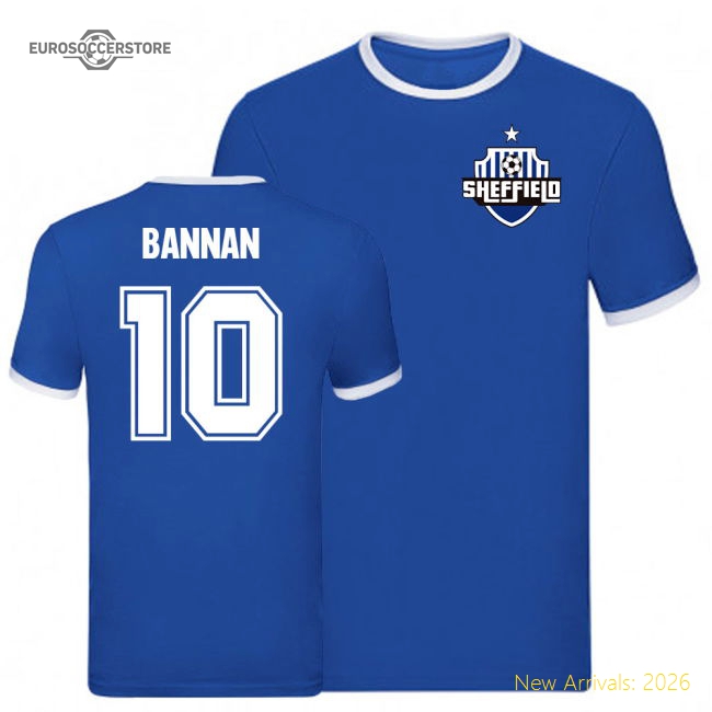 Barry Bannan Sheffield Wednesday Ringer Tee (Blue)-Vantage Point Soccer