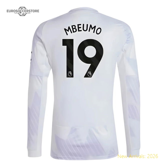 2025-2026 Man Utd Long Sleeve Away Shirt (Mbeumo 19)-Football Jersey Hub