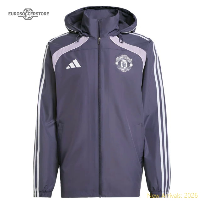 2025-2026 Man Utd UBP Windbreaker (Trace Purple)-Football Jersey Hub