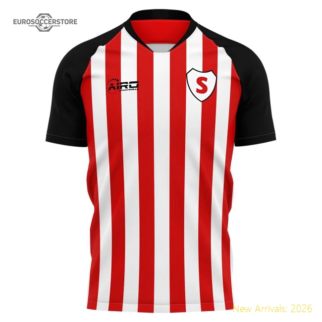 2025-2026 Sunderland Home Concept Football Shirt (Your Name)-Football Shirts Shop
