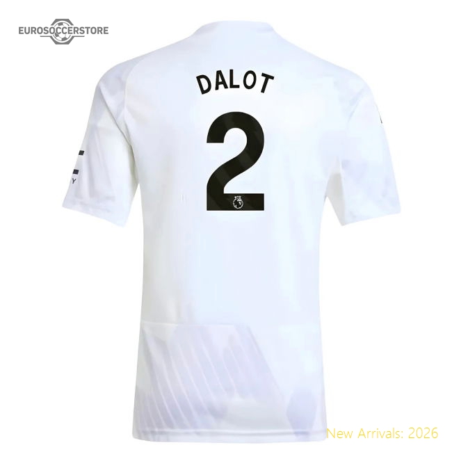 2025-2026 Man Utd Away Shirt (Kids) (Dalot 2)-Football Jersey Hub