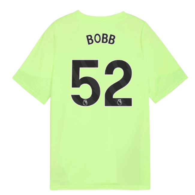 2025-2026 Man City Training Jersey (Fizzy Apple) - Kids (Bobb 52)-Football Shirts Shop