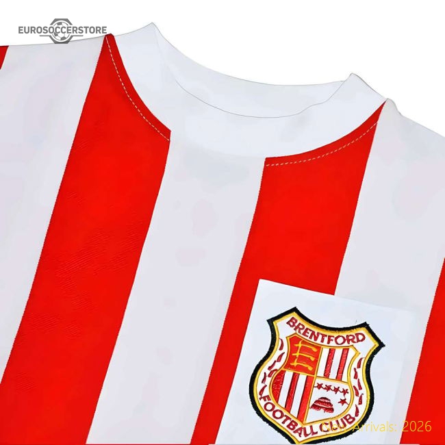 Brentford Retro 1971-1973 Premium Jersey Fan Match Day Apparel-PitchVibe Kits
